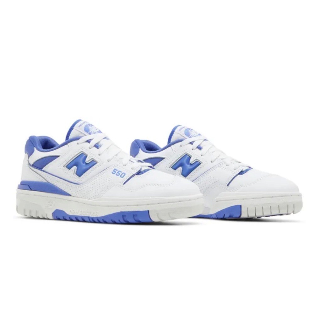 New Balance 550 'White Aura' Indigo Sneakers 7.5